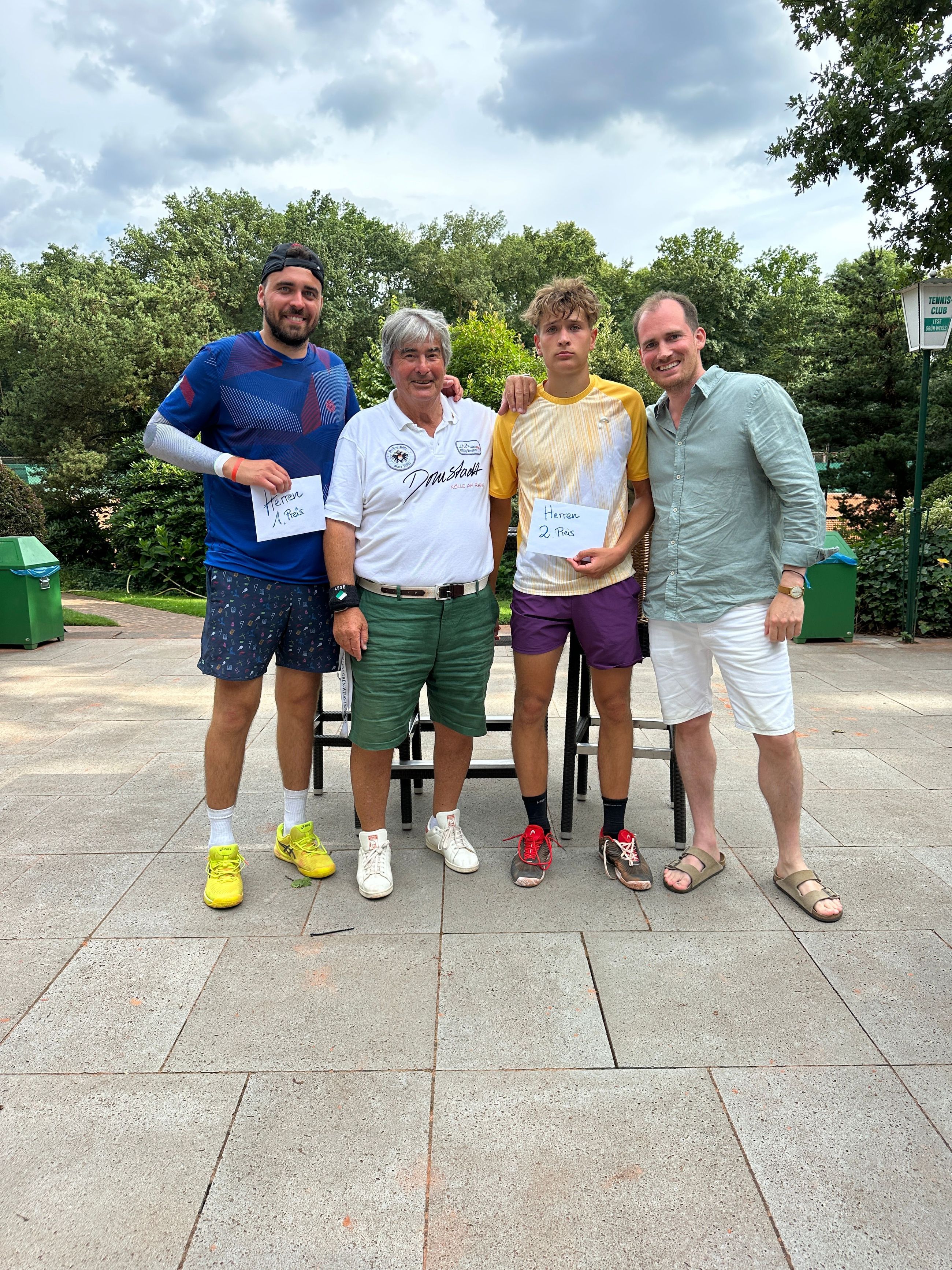 Platzierte Herren bei der Tenniswoche 2025